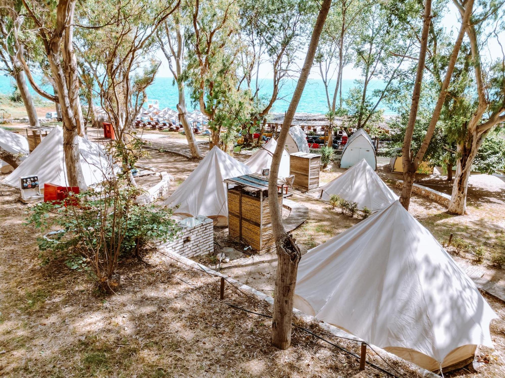Burano Camping Beach-Bar Nea Thesi Exterior foto